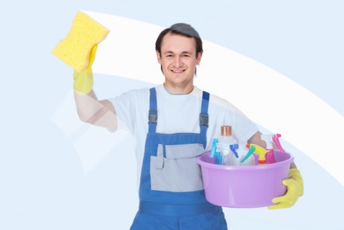 Stairwell cleaning for a residential property in Ilford