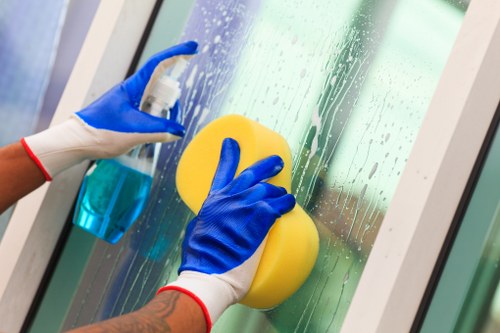 Facade cleaning for a commercial building in Ilford