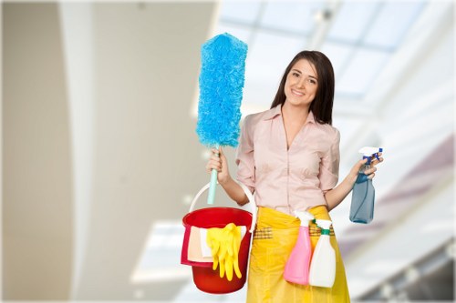 Professional hard floor cleaning in an Ilford home hallway