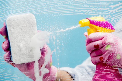 Professional cleaning of shared workplace areas and reception spaces