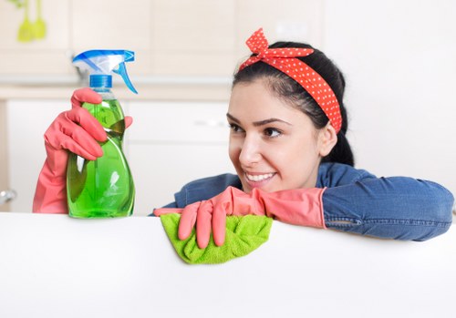 Professional deep cleaning of carpets in a busy Ilford workplace