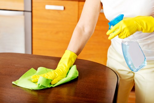 Local cleaners preparing an Ilford property after refurbishment work