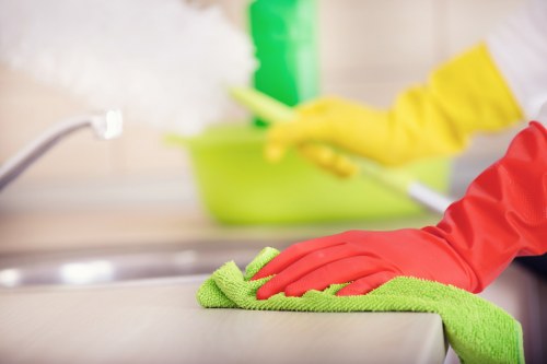 Leather sofa cleaning and care service for an Ilford property